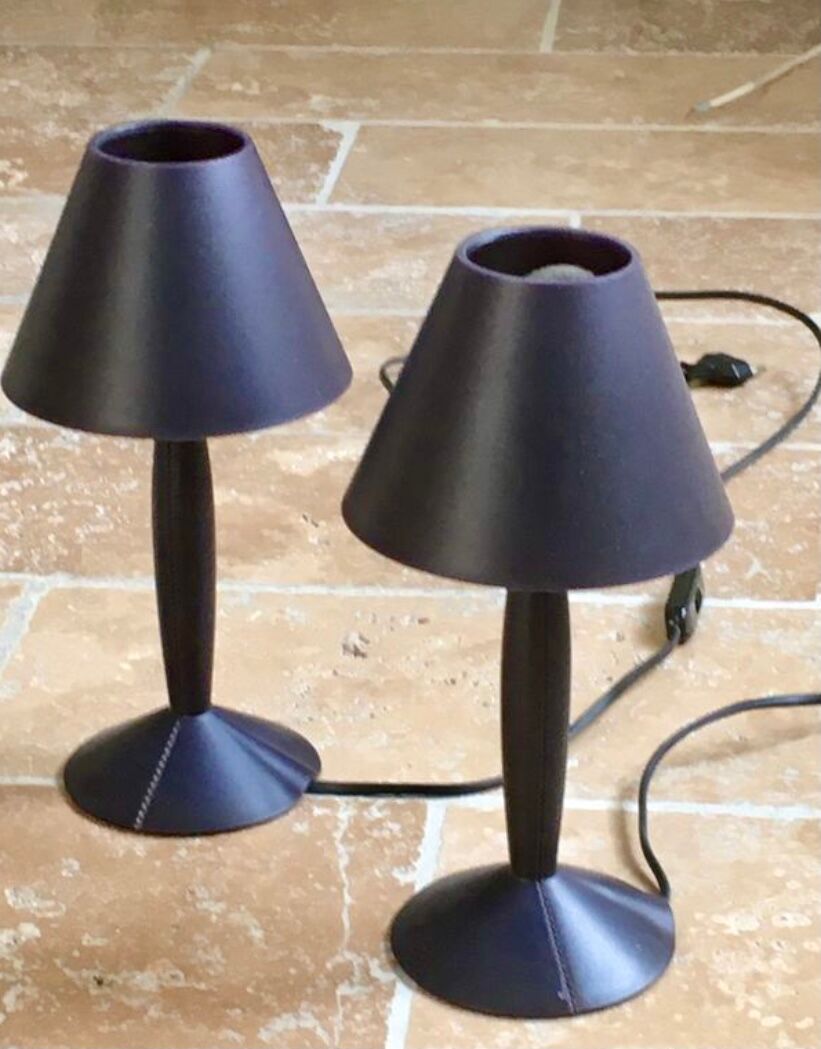 Pair of miss Sissi lamp design Philippe Starck Flos edition