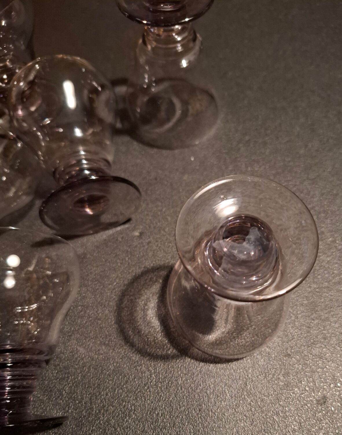 Set of 6 Art Deco aperitif glasses