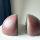 Pair of danish copper vintage outdoor wall lamps