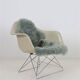 Rare fauteuil en fibre de verre “LAR” de Herman Miller / Charles & Ray Eames sur base “Cat’s Cradle” / années 1950-1960