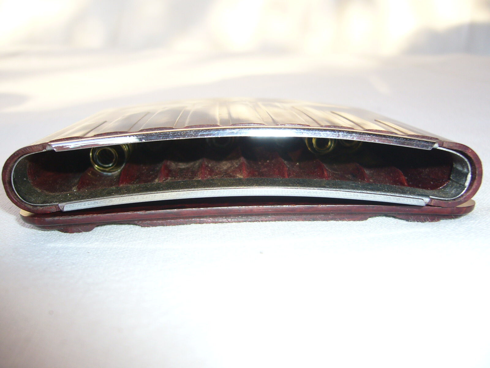 Art deco cigarette case in bakelite