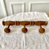 Wooden hook 3 branches