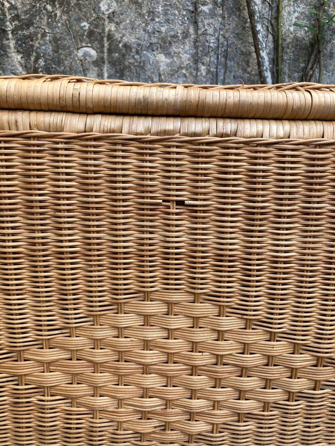 Vintage wicker chest