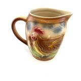 Slush pitcher with rooster decor
