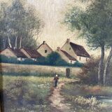 Fishing landscape early 20th century