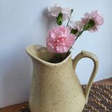 Speckled stoneware pitcher