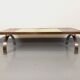 Vintage ceramic coffee table by Jean Gregorieff for Roche Bobois