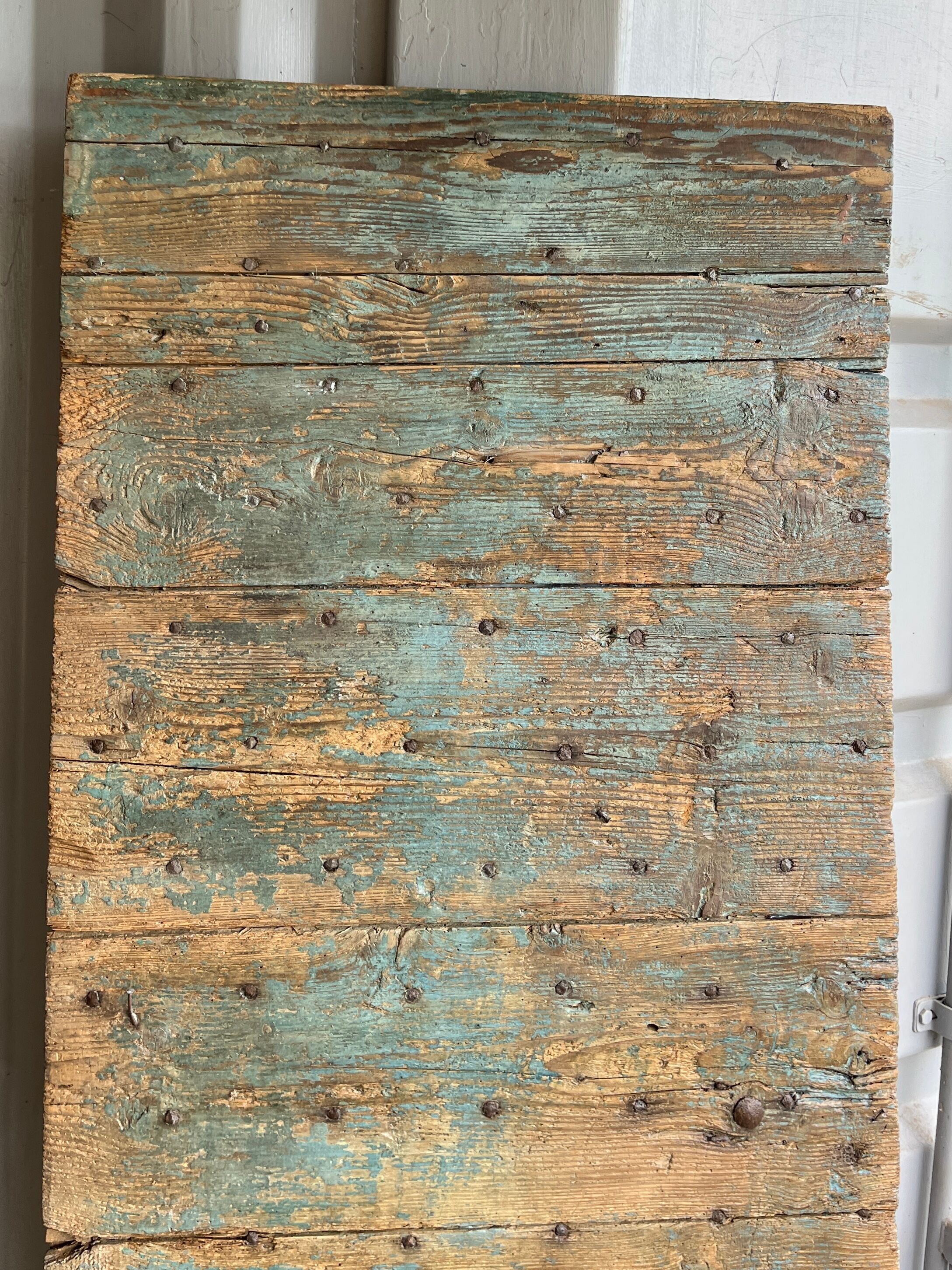 Old studded door