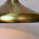 Suspension Space Age brushed brass with copper interior from the 60s-70s.