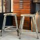 Pair of industrial stool