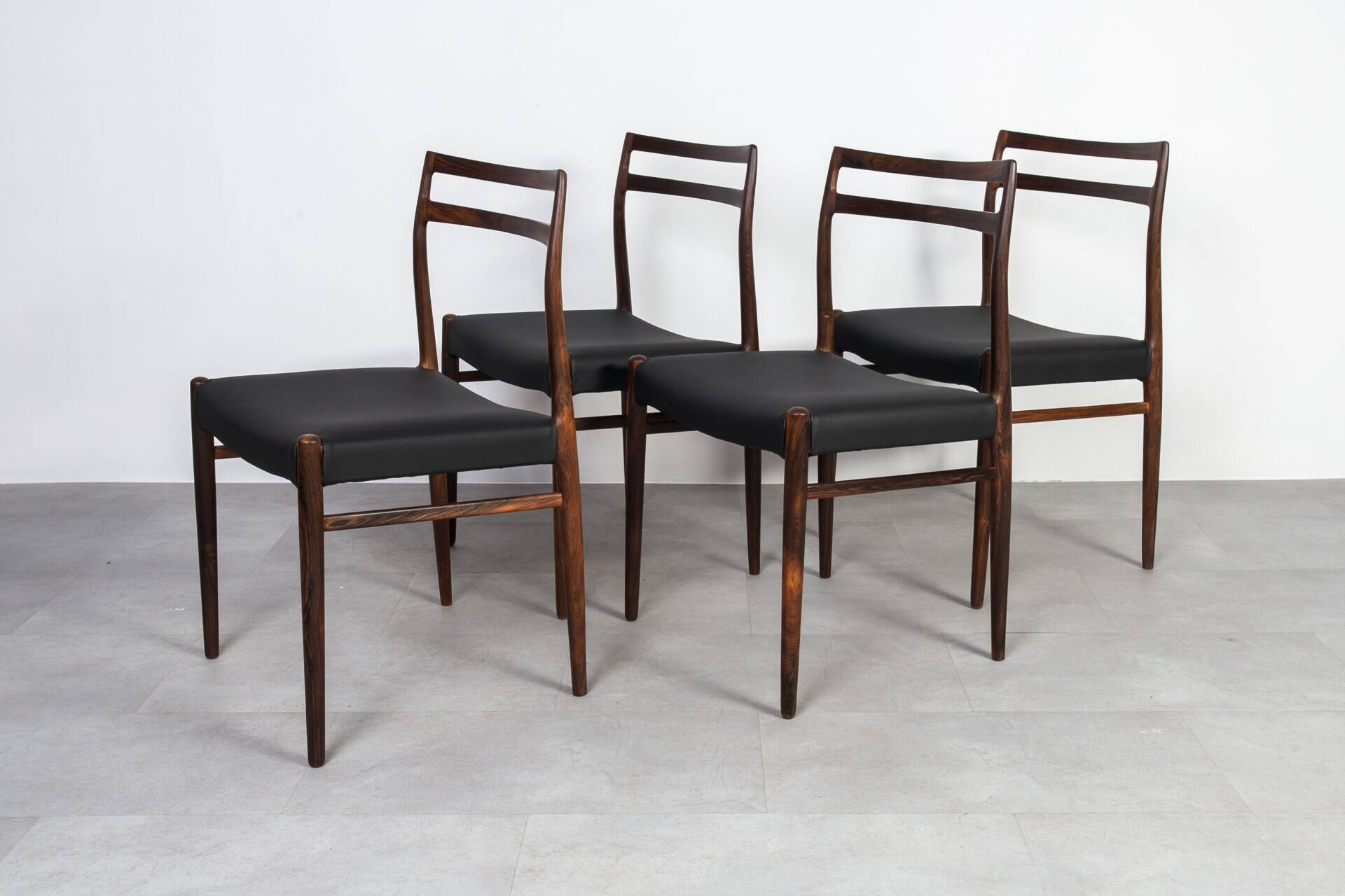 Vintage Dining Chairs by Alf Aarseth for Gustav Bahus, 1960s, Set of 10