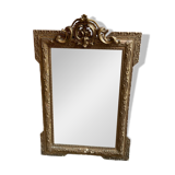 Napoleon type mirror with pediment