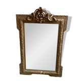 Napoleon-style mirror with a pediment