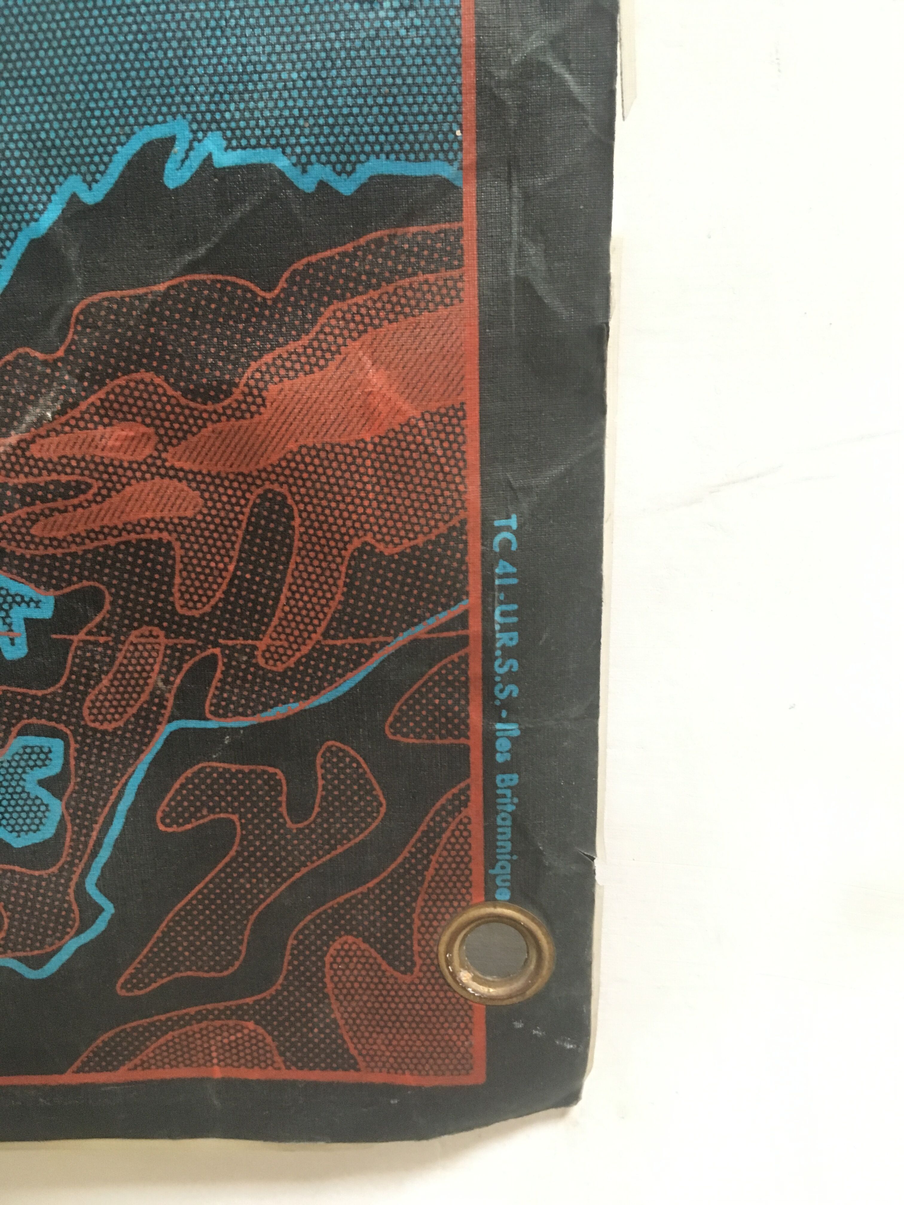 Carte pédagogique des Iles Britanniques