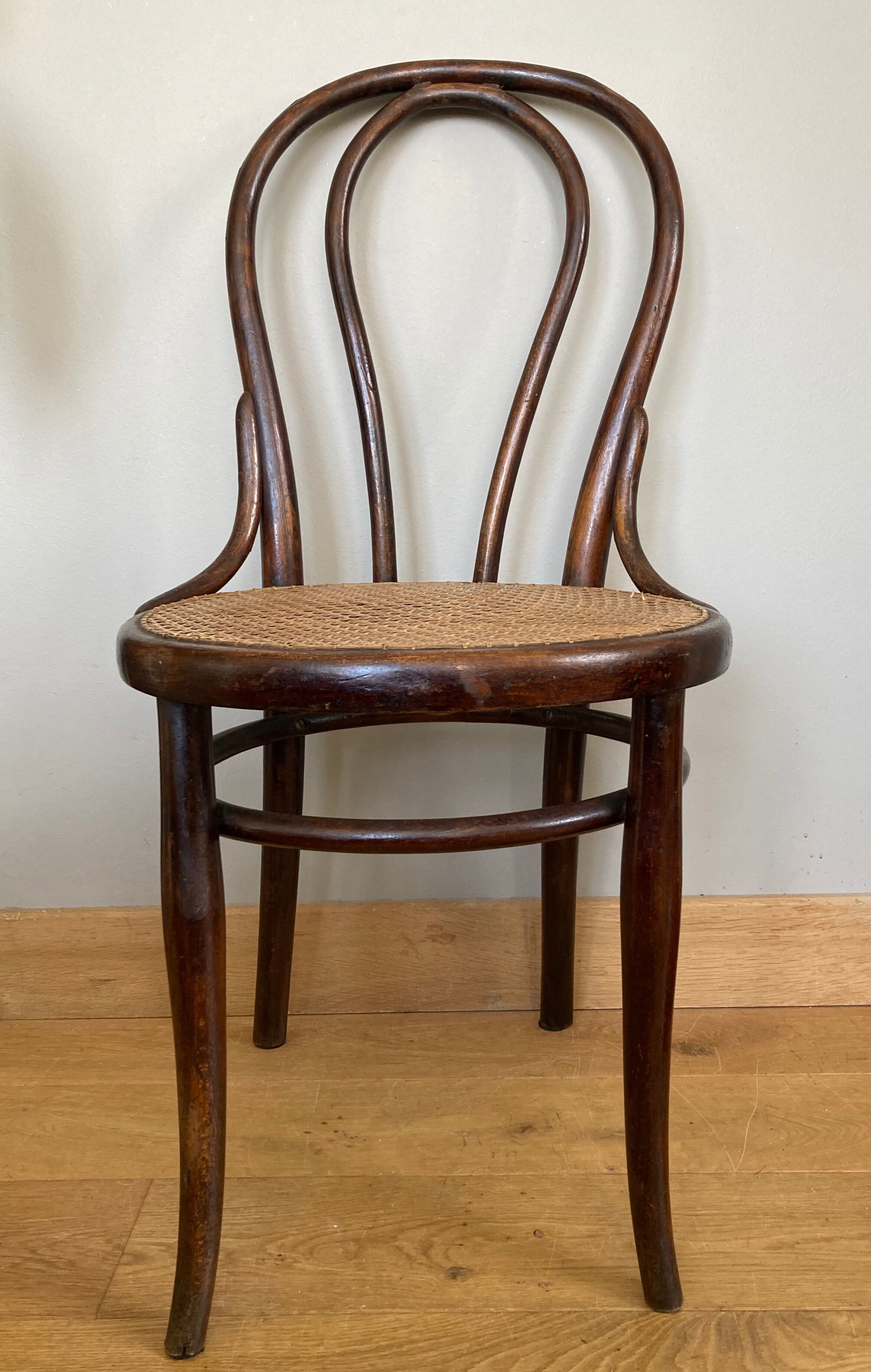 Real Tuna Chair in curved wood, label + hot iron stamp