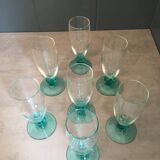 7 verres Luminarc bleu turquoise
