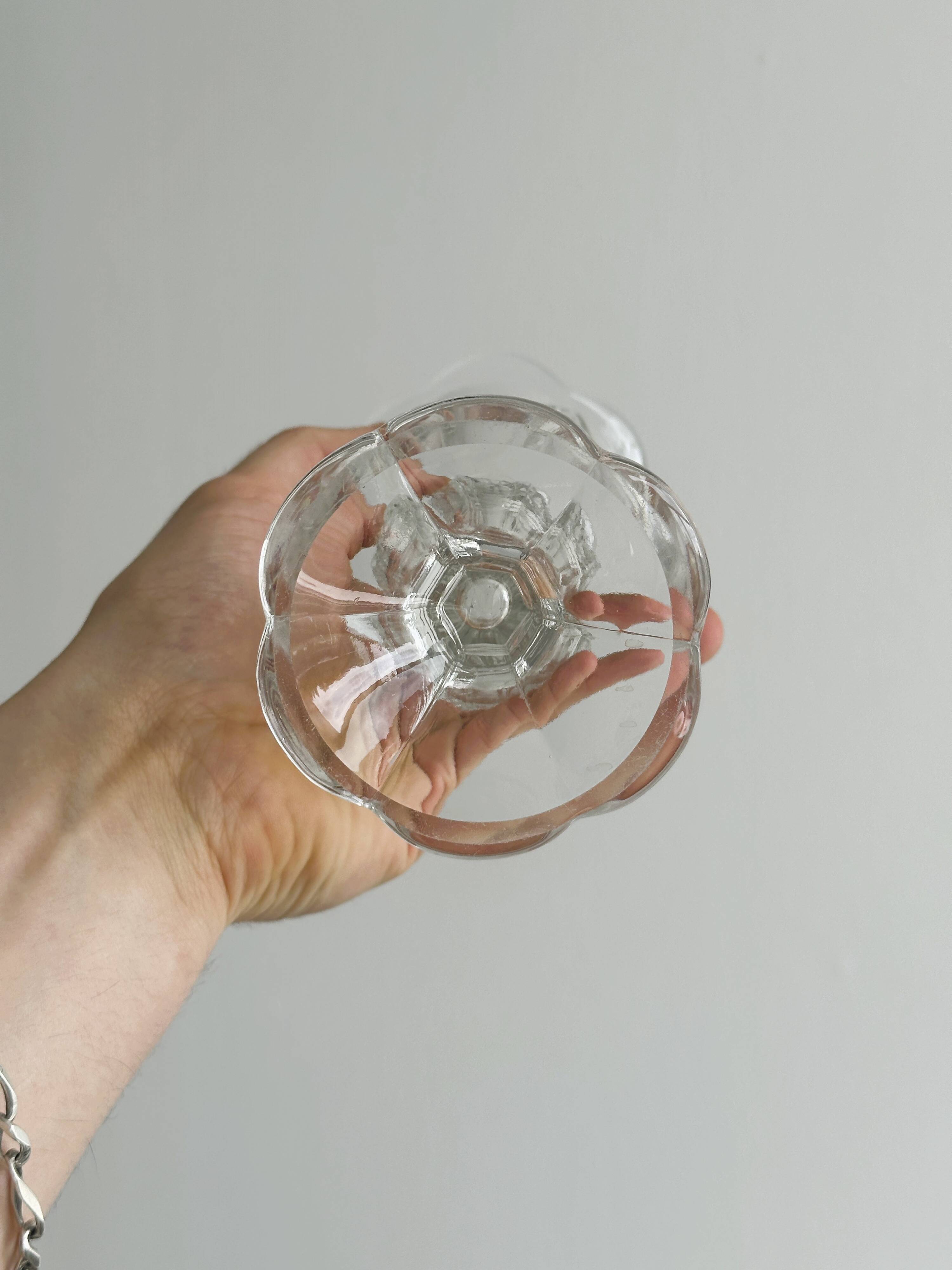 Small glass soliflore vase