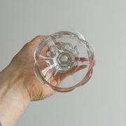 Small glass soliflore vase
