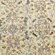 7x10 Turkish Cream Brown Bordered Vintage Rug, 207x316Cm