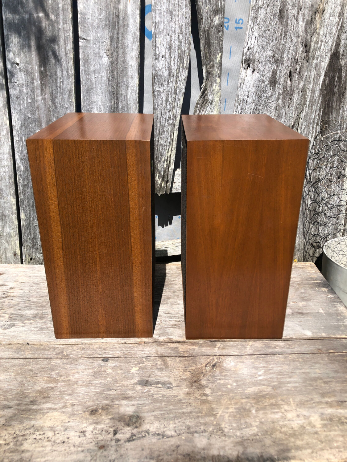 Triple harness wood cherry round tray