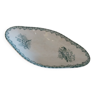 St Amandinoise St Amand iron clay dish Muguet model