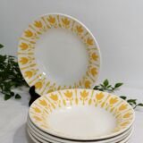 6 assiettes Lys Diguoin Sarreguemines