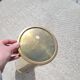 Umbrella stand in golden brass