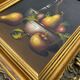 Hst painting "still life with pears" violette de mazia (1899-1988)