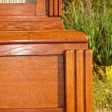 Sideboard with sentry boxes and mirror, Art Deco