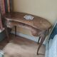 Inlaid dressing table with lifting mirror – Louis XV style, precious wood