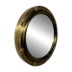 Brass porthole wall mirror Deutsche Werkstätten 1950’s