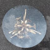 Gold metal side table 1970