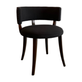 Side chair with curved backrest, denmark, 1930s