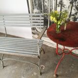 Banc de jardin ancien  à lattes