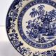 Antique flat plate from Creil and Montereau in good condition