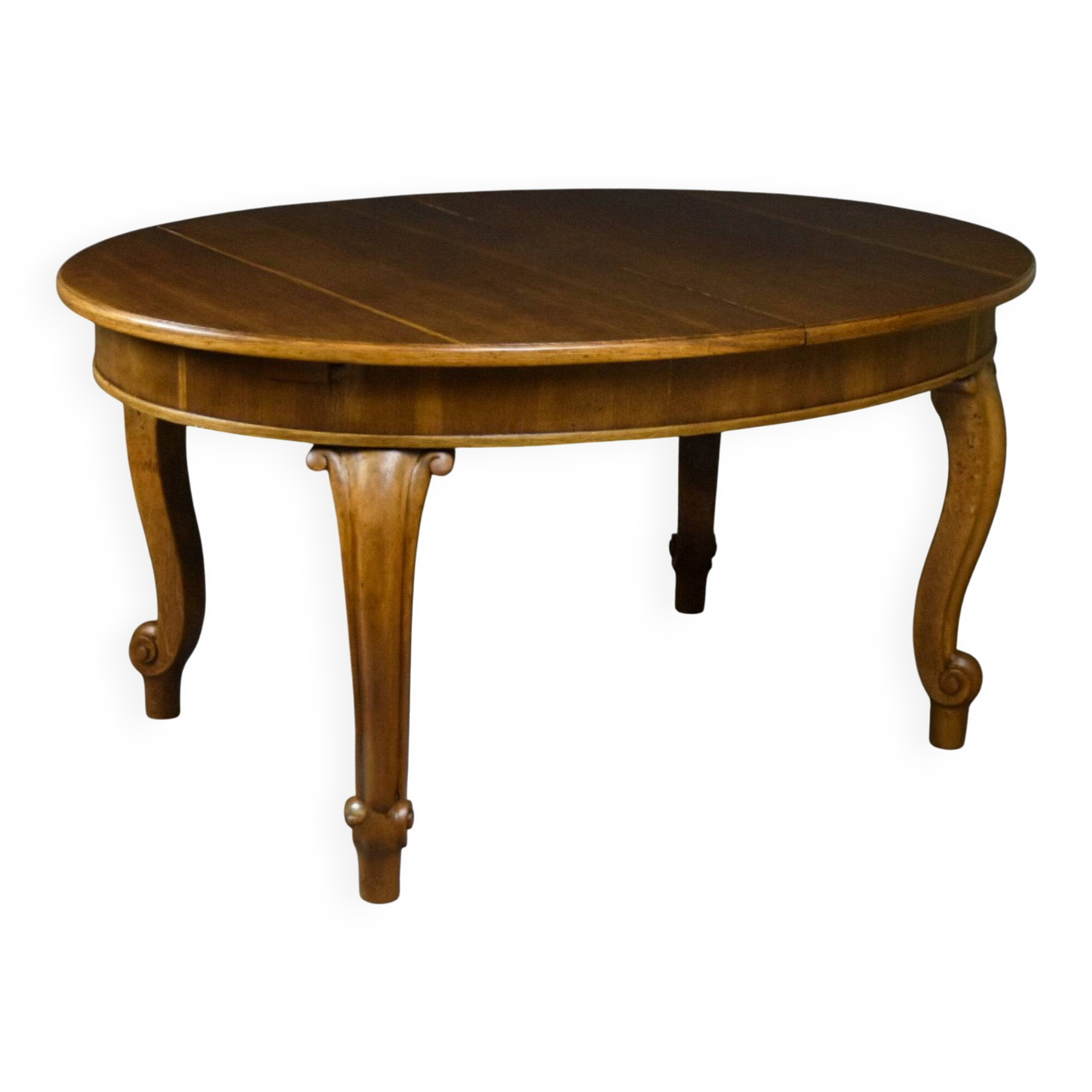 Grande table à manger extensible en chêne, début du 20e siècle