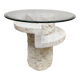 Vintage Mactan stone coffee table Magnussen Ponte 1980