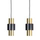 Pair of 2 vintage Etna pendants by Jo Hammerborg, Fog and Morup, 1960.
