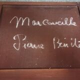 Lady's jump seat commode, curved, Louis XV style made of precious wood.