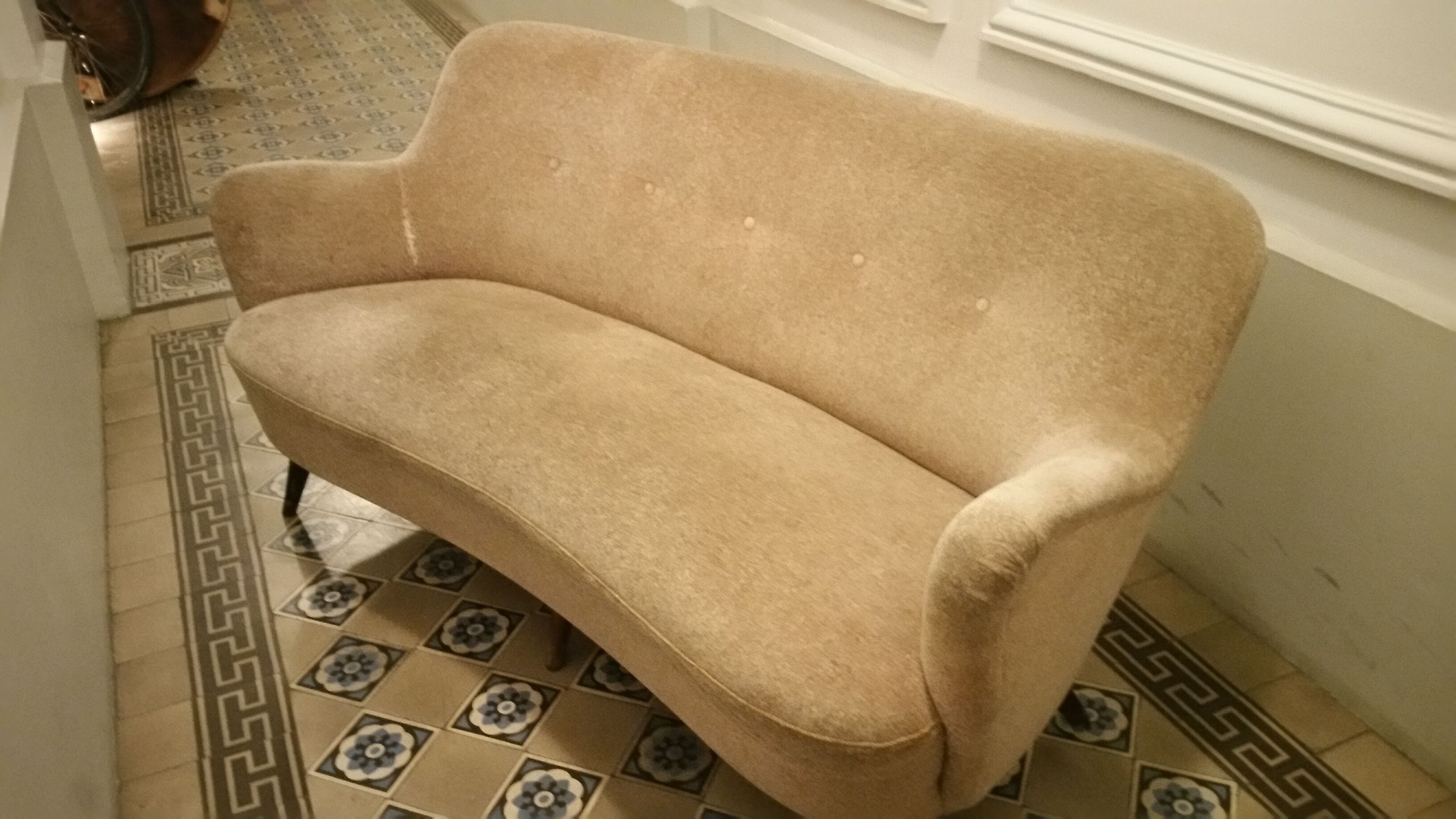 Sofa sofa bow vintage 50/60s design organic