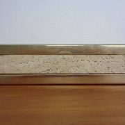 Travertine & Brass Ashtray by Fratelli Mannelli, Italy, 1970s