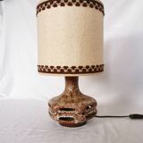 Openwork ceramic lamp, Stein Keramik, Germany, space age, 1960.