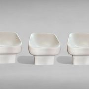 Mid-century fiberglass chairs by Douglas Deeds