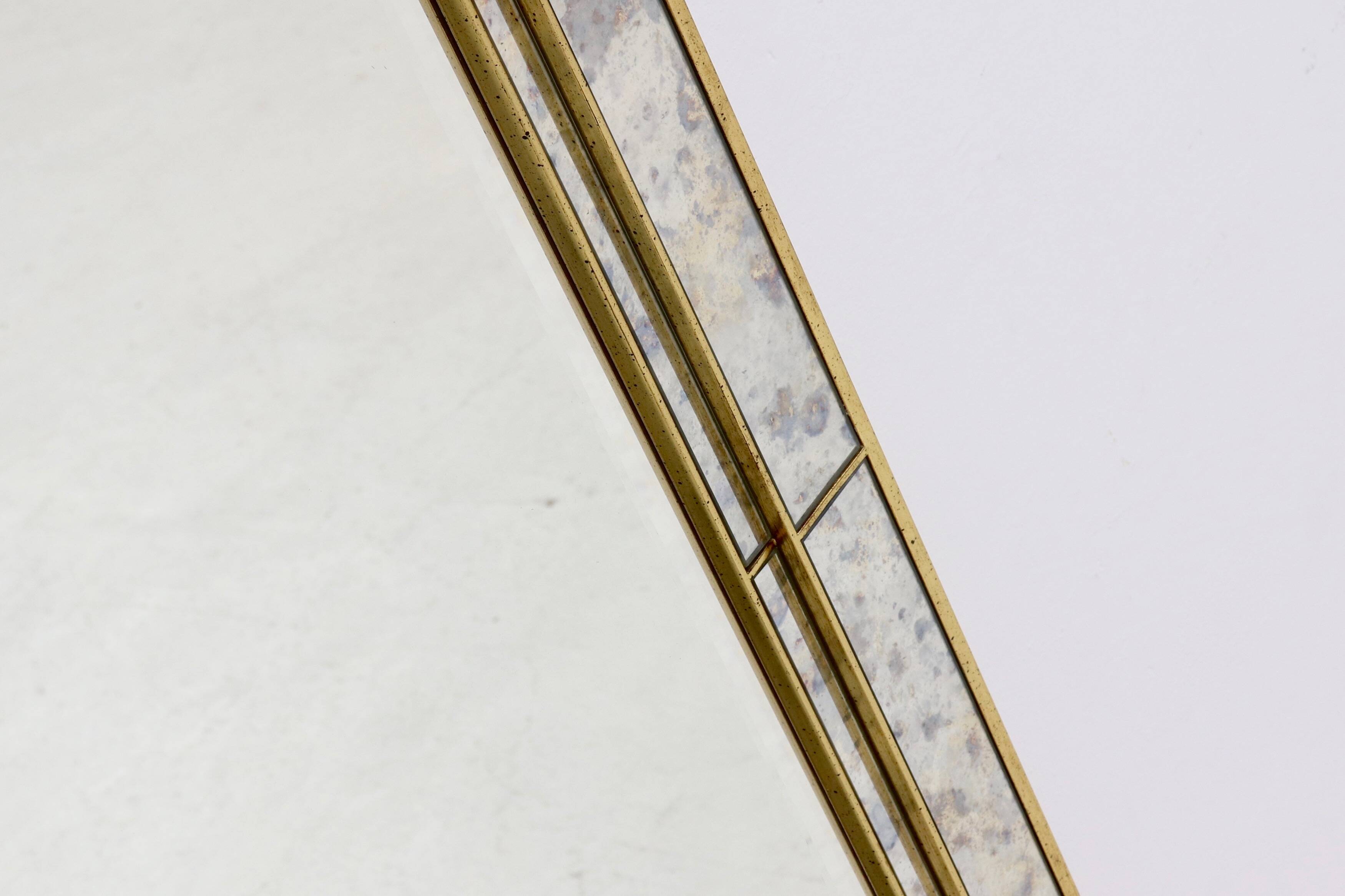 XXL Luxury Mirror by DeKnudt Belgium 1980s