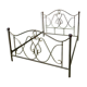 Old wrought iron bed