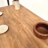 Solid beech farmhouse table