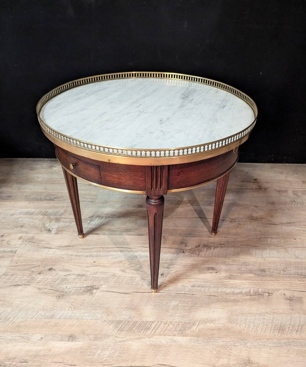 Pair of Louis XVI bouillotte tables