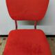 Set of 4 vintage 60s moumoute fabric chairs