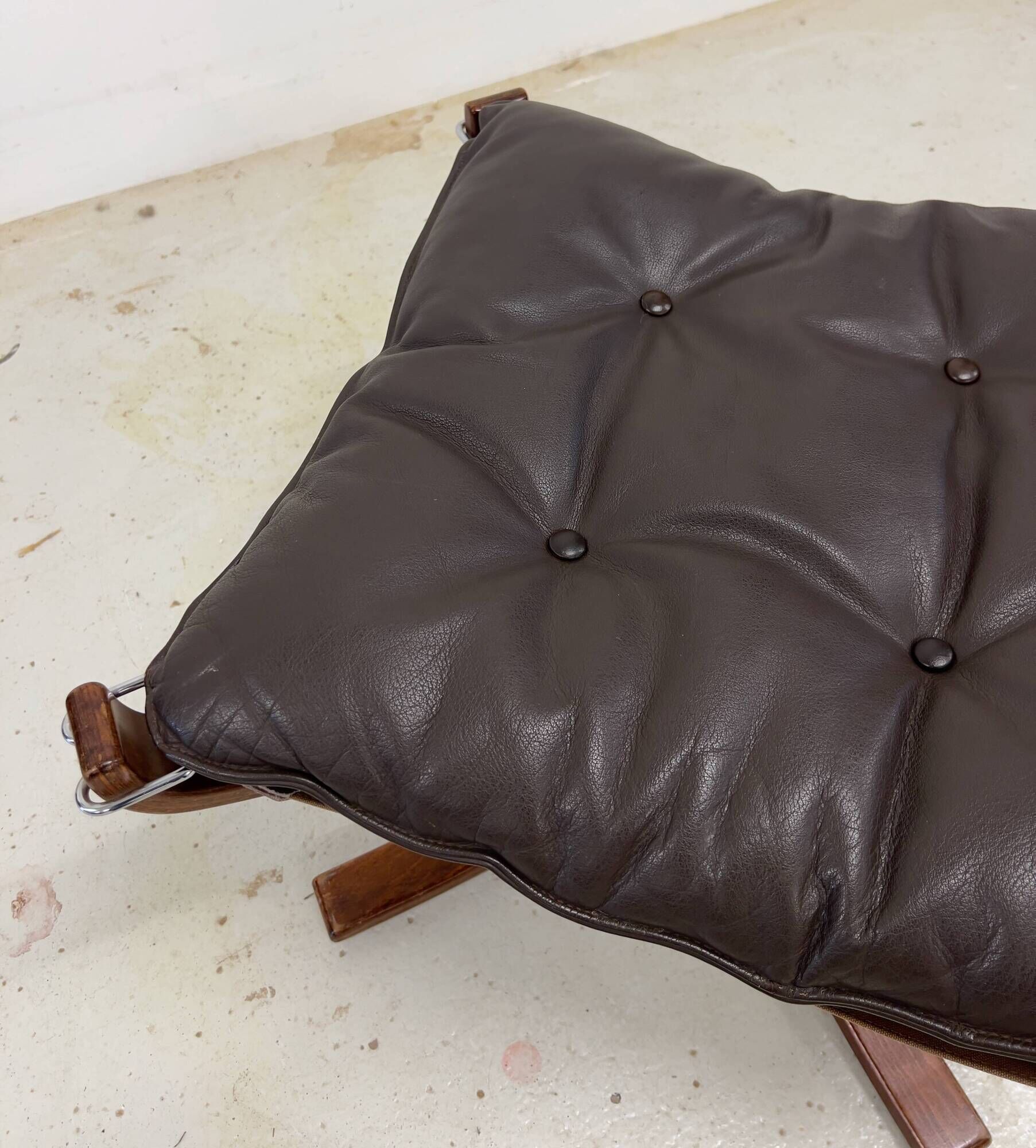 Midcentury Falcon Footstool By Sigurd Ressel For Vatne Møbler, Norway, 1970