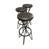 Set of 3 Thonet stools model CM127